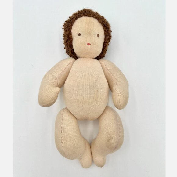 Handmade Waldorf Baby Doll Small Size Cloth Jointed 12" Tall - Picture 5 of 8